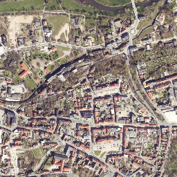 Zeitz map(satellite map)