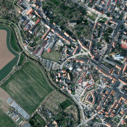 Jawor map(satellite map)