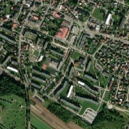 Praszka map(satellite map)