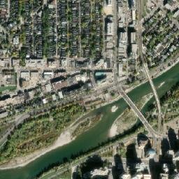 Calgary map(satellite map)