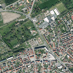 Meuselwitz map(satellite map)