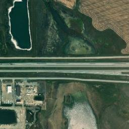 Alberta 797 & Trans-Canada Highway & Alberta 9 High Resolution Satellite Map