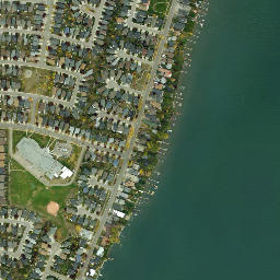 Chestermere map(satellite map)