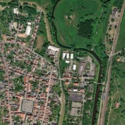 Ostritz map(satellite map)