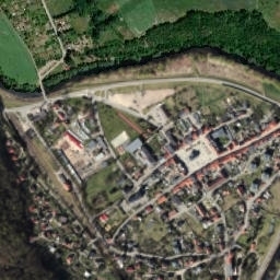 Wleń map(satellite map)