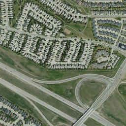 Springbank Boulevard Southwest, Calgary High Resolution Satellite Map