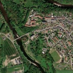 Wechselburg map(satellite map)