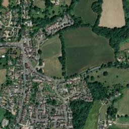 Cowfold map(satellite map)