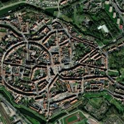 Bergues map(satellite map)