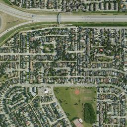 Satellite view of Canyon Meadows Golf Course