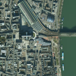 Cologne, Germany High Resolution Satellite Map