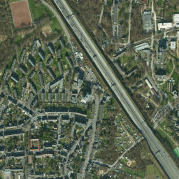 Ostheim map(satellite map)