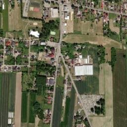 Mykanów map(satellite map)