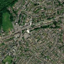 Hedge End map(satellite map)