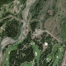 Mount Sparrowhawk Crescent, Kananaskis High Resolution Satellite Map