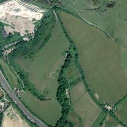 Satellite view of Pyecombe Golf Course