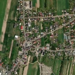 Przystajń map(satellite map)