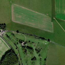 Wimborne Road, Blandford Forum, Dorset High Resolution Satellite Map