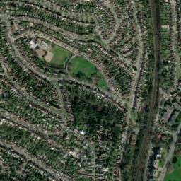 Satellite view of Hollingbury Park Golf Course