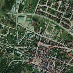Chęciny map(satellite map)