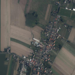 Łubniany map(satellite map)