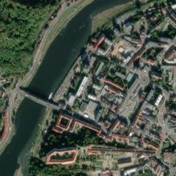 Děčín map(satellite map)