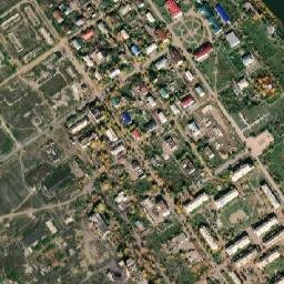 Kurchatov map(satellite map)