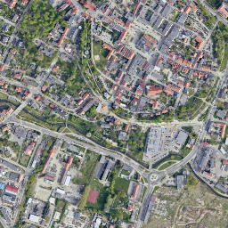 Dzierżoniów map(satellite map)