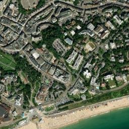 Bournemouth map(satellite map)