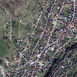 Steinbach-Hallenberg map(satellite map)