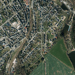 Triebes map(satellite map)