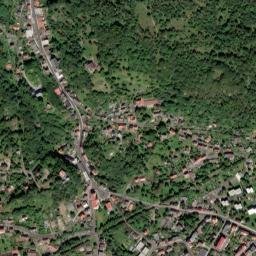 Krupka map(satellite map)
