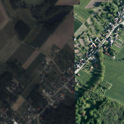 Dąbrowa map(satellite map)