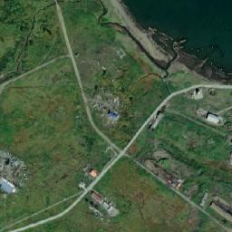 Severo-Kuril’sk map(satellite map)