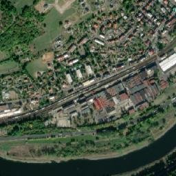 Povrly map(satellite map)