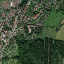 Žacléř map(satellite map)