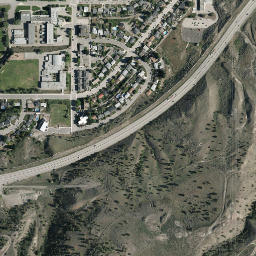 Kamloops map(satellite map)