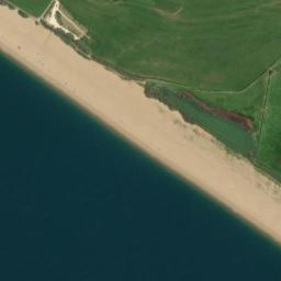 Satellite view of Chesil Beach