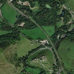 Corfe Castle map(satellite map)