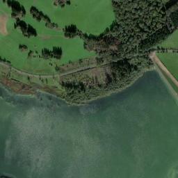 Satellite view of Krombachstausee