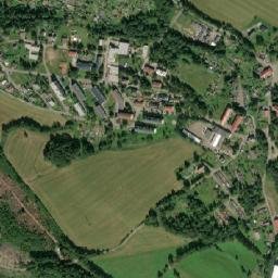 Radvanice map(satellite map)