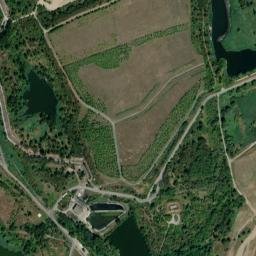 Okres Most map(satellite map)