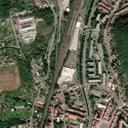 Bílina Kyselka map(satellite map)