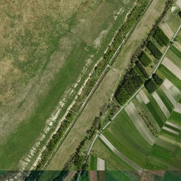 Powiat tarnobrzeski map(satellite map)
