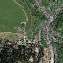 Lauscha map(satellite map)