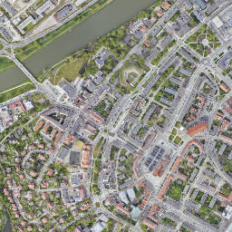 Nysa map(satellite map)