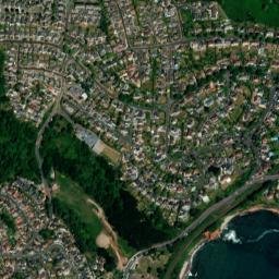 Borough of Torbay map(satellite map)