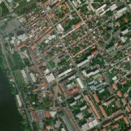 Štětí map(satellite map)