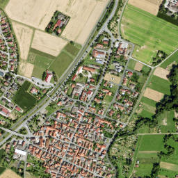 Oberstreu map(satellite map)