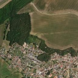 Březno map(satellite map)